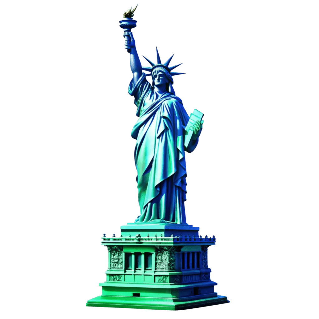 3D-модель Статуи Свободы, США ESTA