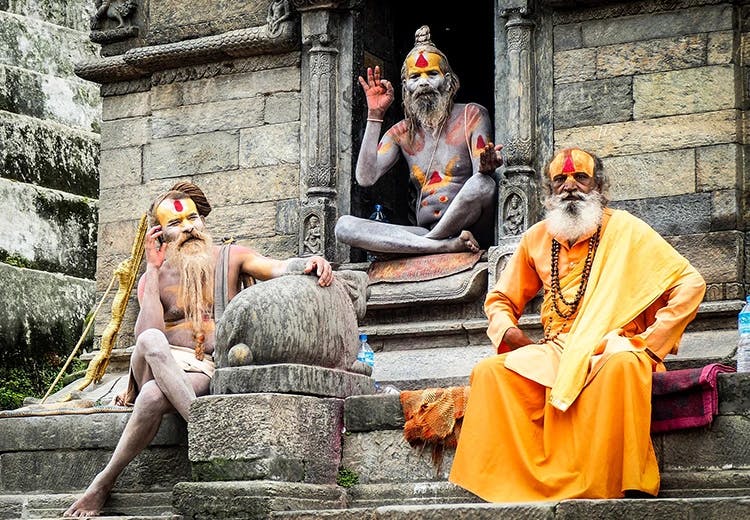 Hinduiska maskeringsceremonin, norra Indien